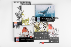 KUNSTSKITSEBLOK OXFORD A4/50 ARK 120 G DOBBELTSPIRAL