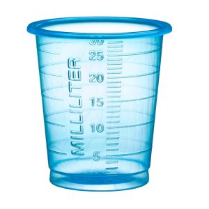 MEDICINBÆGER 30ML PP ECO BLÅ 100X90 STK