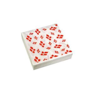 SERVIET 33CM 3 LAG HVID M/FLAG 40 STK SERVIET 33CM 3 LAG HVID M/FLAG 40 STK
