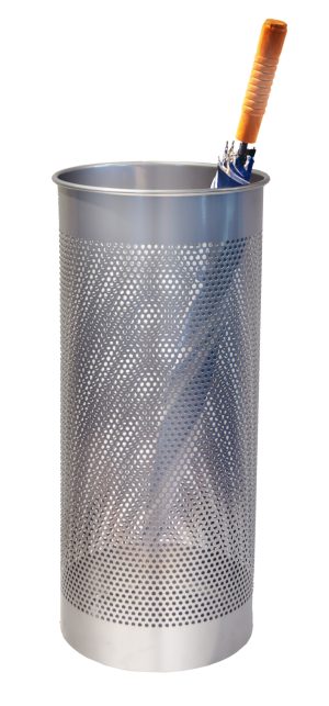 TWIN METAL PARAPLYSTAND SØLV