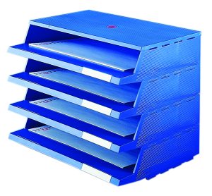 TWIN Brevbakkesæt Panorama pk/4 blå