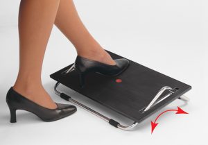 Fodstøtte TWIN Ergonomic sort