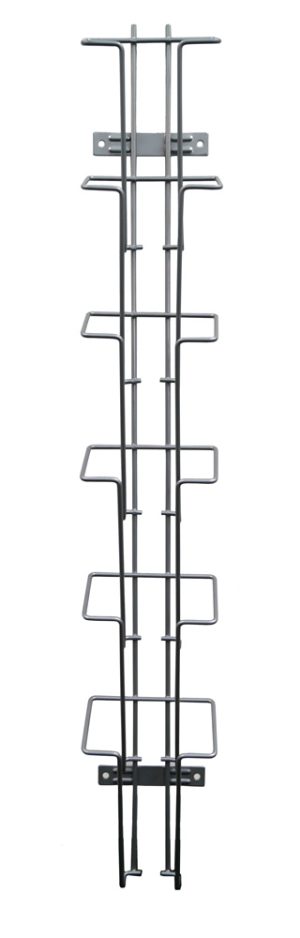 TWIN AGENDA Brochureholder til væg 1/3 A4, 6 fag