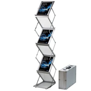 BROCHUREHOLDER A4 TWIN ZIG ZAG 5 FAG