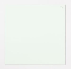 100 x 100 cm. White Magnetic Glass Board