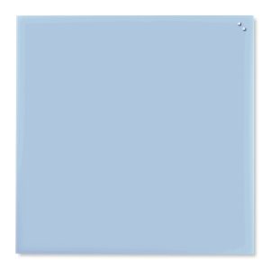 100 x 100 cm. Light blue Magnetic glass board