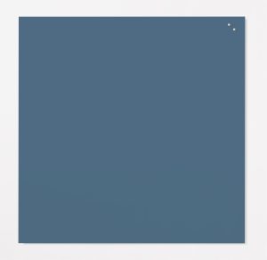 100 x 100 cm. Jeans blue Magnetic glass board