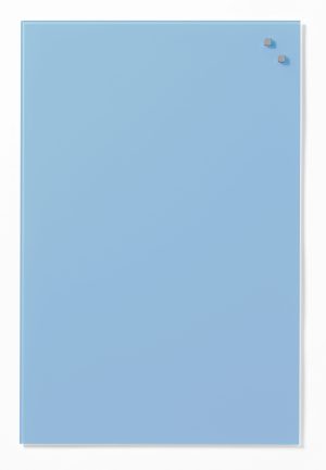 40 x 60 cm. Light blue Magnetic Glass board