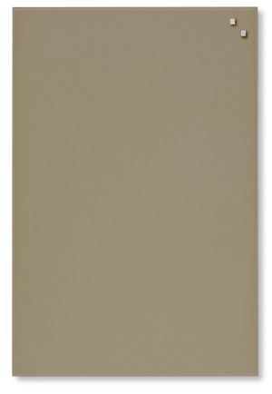 40 x 60 cm. Beige Magnetic Glass board