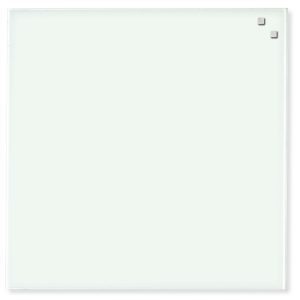 45 x 45 cm. White  Magnetic Glass board