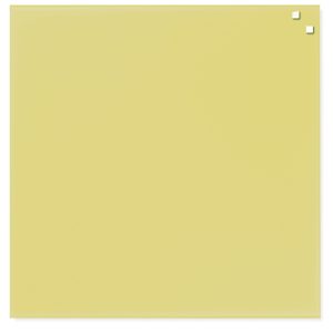 45 x 45 cm. Yellow Magnetic Glass board