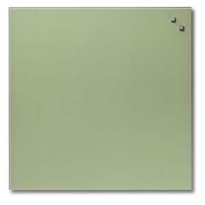 45 x 45 cm. Retro green Magnetic Glass board
