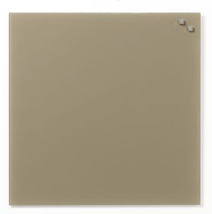 45 x 45 cm. Beige Magnetic Glass board