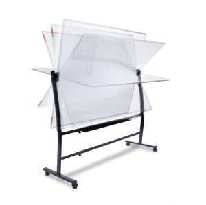 Rocada 360º mobile whiteboard, double sided