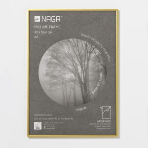 Picture frame, 42x59.4 cm, gold matt