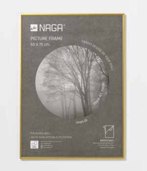 Frame for posters, 50x70 cm, gold matt