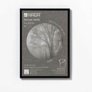 Picture frame, 21x29.7 cm, black