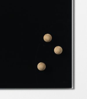 GLASTAVLE MAGNET EGETRÆ Ø2CM KUGLE 3 STK/PK