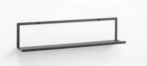 45 cm. Gallery shelf, Black metal