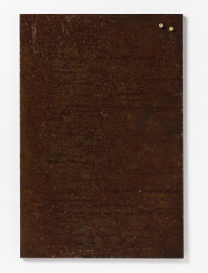 Magnetic Metal board 40 x 60 cm. Rusted