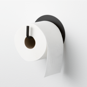 Toilet paper holder, black