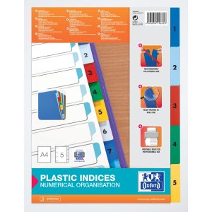 PP Registersæt Farvet 1-5