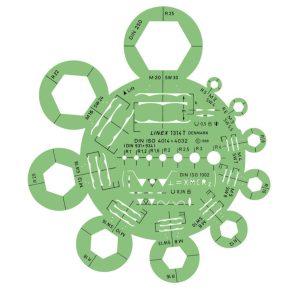 Linex 1314T Møtrik- Og Afrundingsskabelon