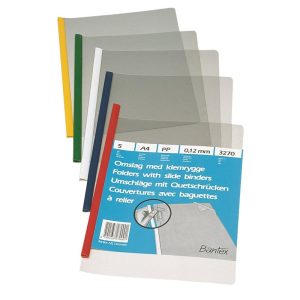 Bantex Omslag Med Klemrygge, Assorteret