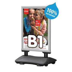 GADESKILT WIND-PRO B1 ALU 70X100CM