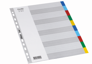 Bantex Strong-Line®Fanekort A4 10 Faner