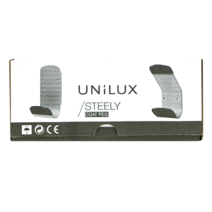 Unilux Steely Magnetic Knage 1 i sølv