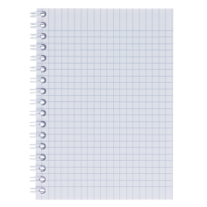 OXFORD Floral A6, blødt kartonomslag, dobbelttråd, lille notesbog, 5 mm tern, 100 sider, assorterede farver