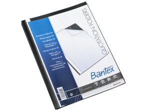 TILBUDSMAPPE A4 BANTEX SORT 5 STK/PK