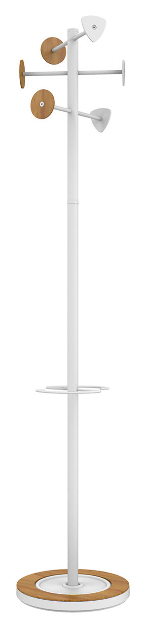 PORTE MANTEAU BORA BAMBOO HVID