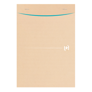 OXFORD Touareg A5 hæftet notesblok i karton, 5x5 kvadreret, 160 sider, assorterede farver, genbrug