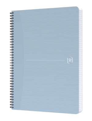 OXFORD My Rec'Up A4-kort Twin-wire Notebook Ruled 180 sider Lyseblå SCRIBZEE-kompatibel genbrugt