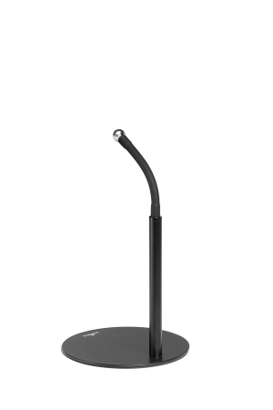 Tablet holder twist combiHolder til tablet eller mobiltelefon 4,7-13". Sæt med et bordstativ og et gulvstativ med fleksibel svanehals og kugleled.