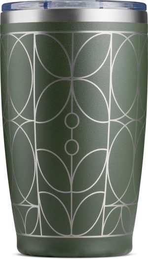 KAFFEKRUS ART DECO GRØN VACUUMISOLERET 500 ML.