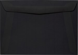 C5 Kuverter 50-pakke Sort