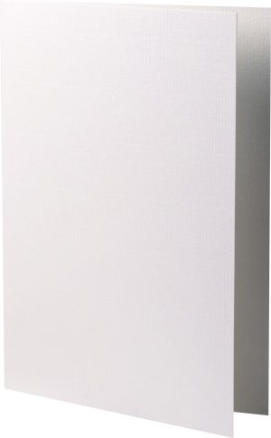 A5 DOBBELTKORT HVID 5 STK/PK ANTIKRANDET 220 GR.