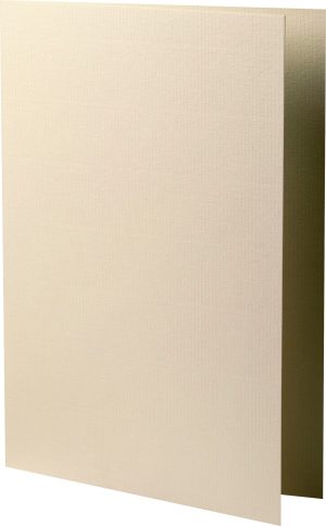 A5 Dobbeltkort 5-pakke Elfenben