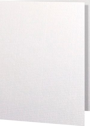 A6 Dobbeltkort Stående 5-pakke Hvid