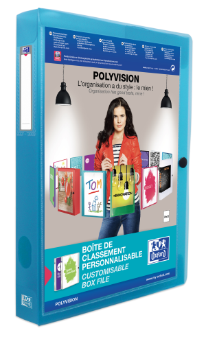 Arkiveringsboks Elba Polyvision 24 X 32 Ryg 40 Pp blå