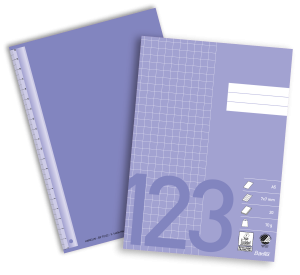 Bantex skolehæfte A5 7x7 kvadreret