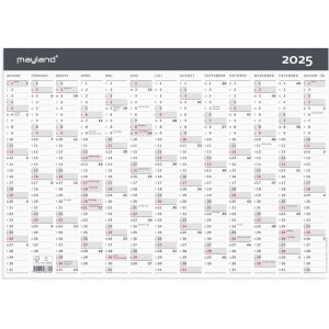 KONTORKALENDER MODERNE A3 1X13 25 0633 00