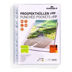 PLASTLOMME A4 ÅBEN I TOP 80MY RETHINK GENANVENDELIG 100 STK PLASTLOMME A4 ÅBEN I TOP 80MY RETHINK GENANVENDELIG 100 STK