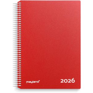 TIMEKALENDER RØD PP-PLAST 2026 26 2180 10