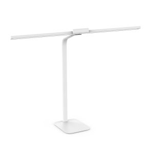 BORDLAMPE UNILUX STRATA HVID MED BORDFOD