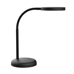 LED Desk Lamp with Flexible Arm, Black