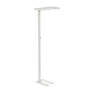 LED Floor Lamp with Dimmer, White, MAULjaval